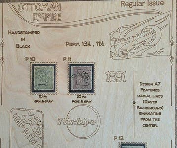 Turkije - Ottoman Empire 1891 Complete Set - Laser Engraved, Gestempeld