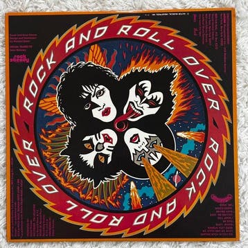 KISS - Rock and Roll Over (LP) + 3x single 45RPM 7 Vinyl (, Cd's en Dvd's, Nieuw in verpakking