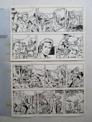 Bessy - Originele pagina (p.22) - De roodschimmel - 1, Boeken, Nieuw