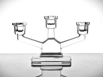 Val Saint Lambert - Chandelier - Cristal, Antiquités & Art