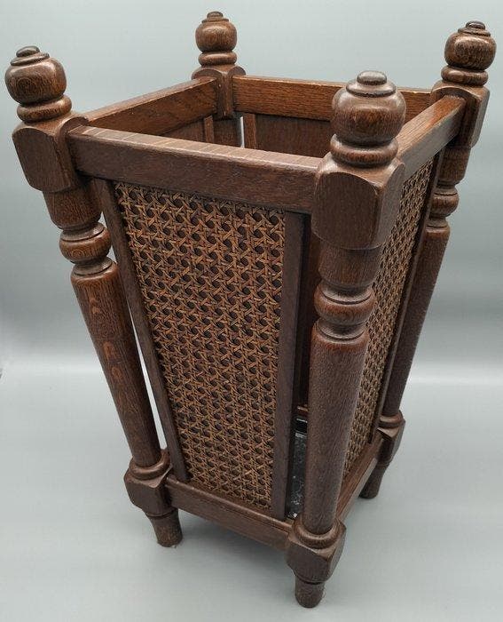 Victoriaanse stijl Bak - Hout, rotan - 1910-1920 - Antieke, Antiek en Kunst, Antiek | Overige Antiek