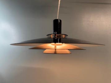Belid - Plafondlamp - Vintage Belid Deense Schalenlamp –