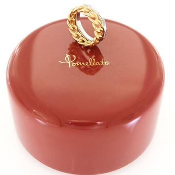 Pomellato - Ring - Milano - 18 karaat Witgoud, Geel goud -, Nieuw