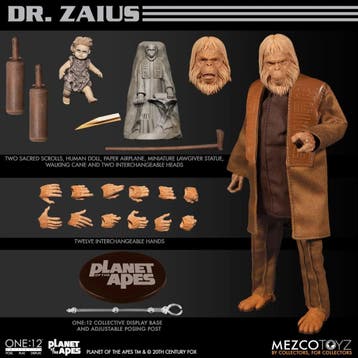 Planet of the Apes Action Figure 1/12 Dr. Zaius 16 cm, Verzamelen, Ophalen of Verzenden, Nieuw