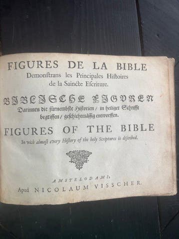 Historiae Sacrae / Bybelsche Figuren / Figures of the Bible