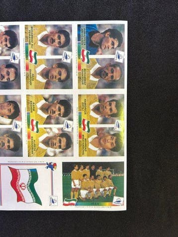1998 Panini Panini - World Cup France 98 - Missing team, Nieuw