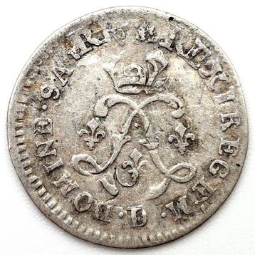 Frankrijk. Louis XIV (1643-1715). 4 Sols 1692-D, Lyon