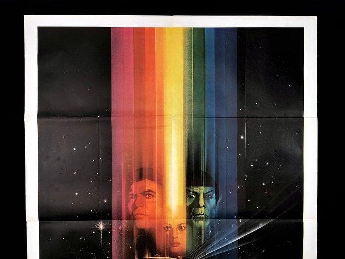 William Shatner - Leonard Nimoy - Sci-fi movie poster - Star, Verzamelen, Film en Tv