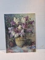 Th van Oorschot (1919-1989) - Bloemstilleven