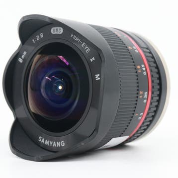 Samyang 8mm f/2.8 Fisheye II Canon EF-M | Tweedehands, Verzenden