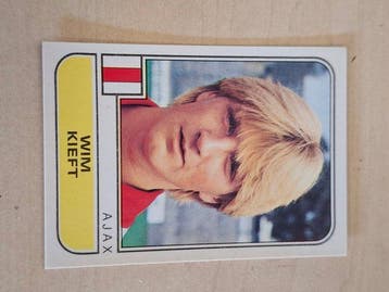Panini Voetbal 82 Rookies Wim Kieft en Gerald Vanenburg Ajax, Nieuw