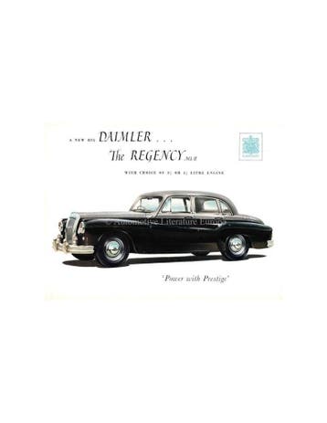 1955 DAIMLER REGENCY MARK II SALOON BROCHURE ENGELS, Ophalen of Verzenden, Nieuw