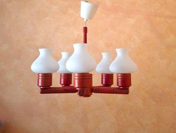 Markslojd - Lampe à suspendre - Rare lustre en bois du