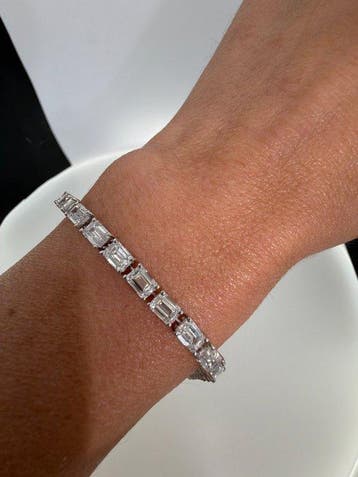 Armband - 14 karaat Witgoud - 12.45ct. tw. Diamant, Nieuw
