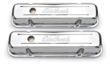 Pontiac hoge Klepdeksels edelbrock chroom, Ophalen of Verzenden