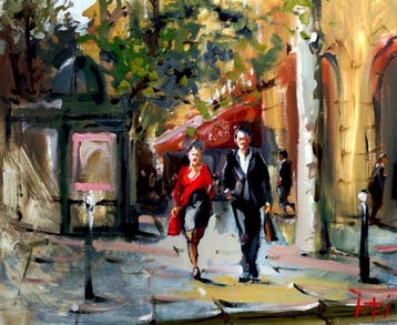 Jurij Frey - Straße von Paris