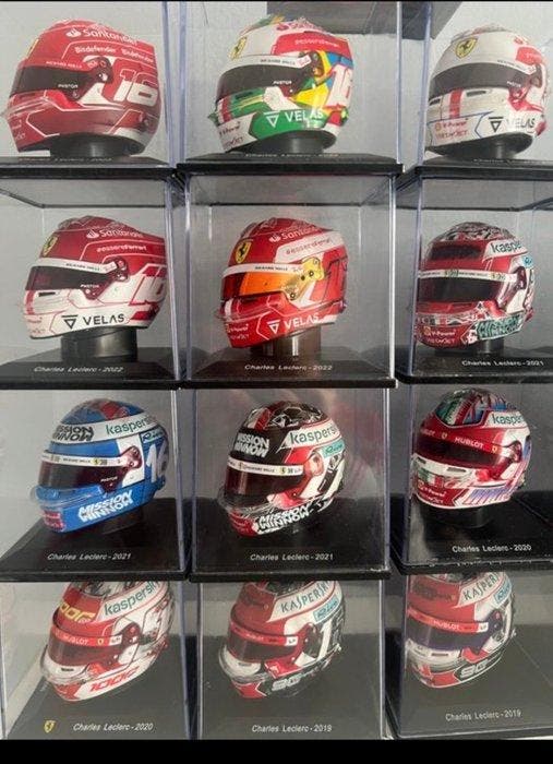 Charles Leclerc - 1:5-schaal helm, Collections, Marques automobiles, Motos & Formules 1
