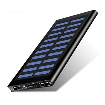 Externe 30.000mAh Solar Charger Powerbank Zonnepaneel, Telecommunicatie, Verzenden, Nieuw, Stuff Certified®