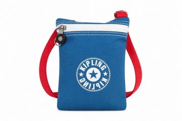Kipling Schoudertas Blauw, Handtassen en Accessoires, Verzenden, Zo goed als nieuw, Blauw