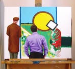 Gerard Boersma (1976) - In En Voor Het Schilderij (painting, Antiek en Kunst