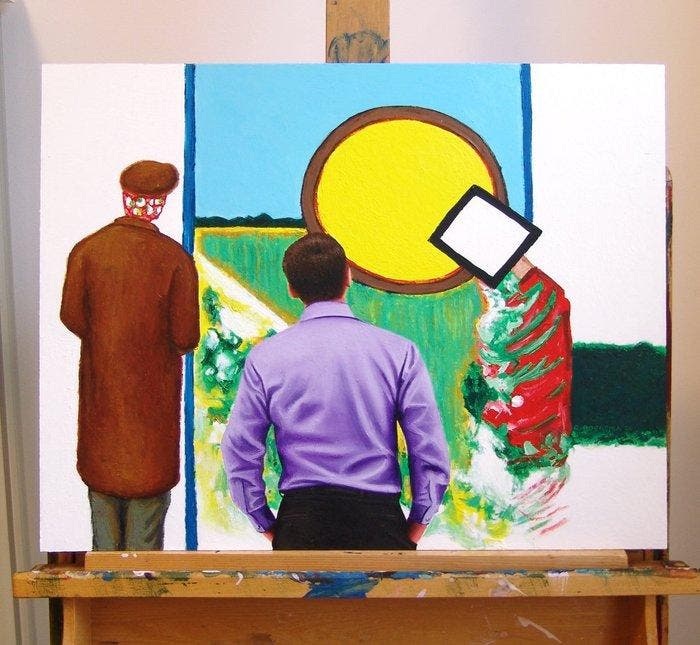 Gerard Boersma (1976) - In En Voor Het Schilderij (painting, Antiek en Kunst, Kunst | Schilderijen | Modern