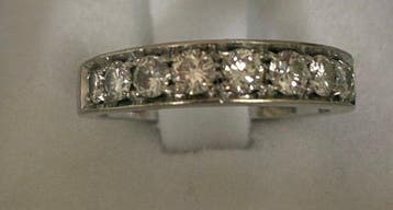 Bague déternité - 18 carats Or blanc - 0.80ct. tw. Diamant, Bijoux, Sacs & Beauté