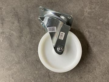 Veiling - 4x Tente zwenkwiel ø160mm, Nieuw