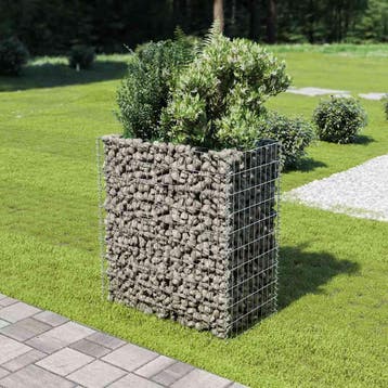 vidaXL Gabion plantenbak verhoogd 90x50x100 cm, Verzenden