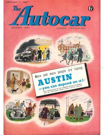 1947 THE AUTOCAR MAGAZINE 2675 ENGELS