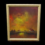 Leo Jordaens (1944-2000) - Zomers plaslandschap