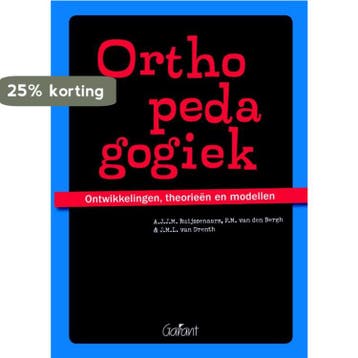 Orthopedagogiek. / KOP-Serie / 32 9789044128956, Verzenden, Gelezen, J.M.L. van Drenth