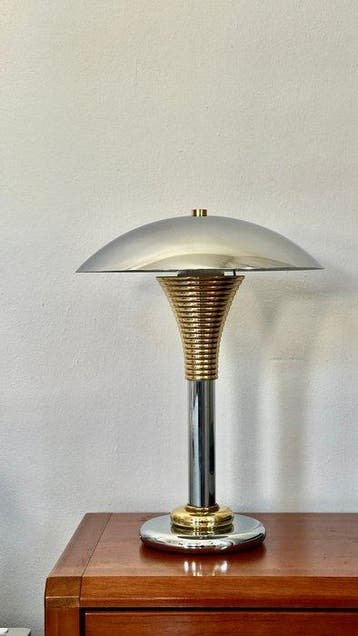 Lampe - Laiton, Chrome, Métal