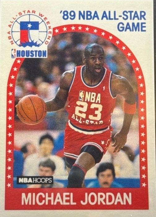 1989 NBA Hoops NBA Hoops Michael Jordan 21 Graded card - GG, Collections, Autocollants