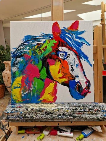 Henry Escobar - cheval