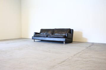 Artifort - Canapé - Cuir, Bois, Métal
