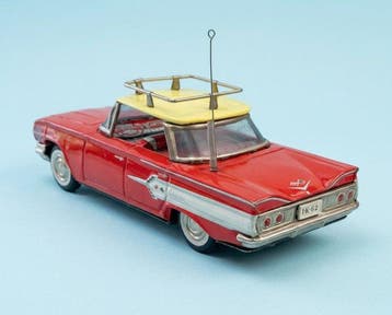Ichiko - Tin wrijving Chevrolet Impala - Opwindbaar blikken, Antiek en Kunst, Antiek | Speelgoed