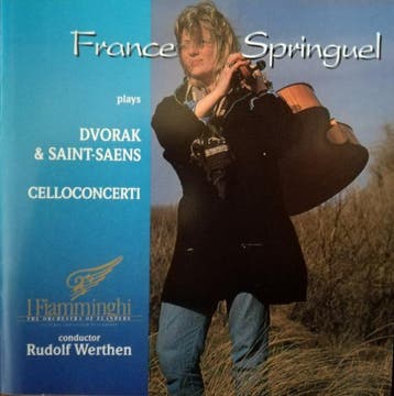 France Springuel - Plays Dvorak &amp; Saint-Saens - Cellocon, Cd's en Dvd's, Verzenden, Gebruikt