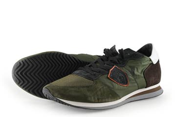 Philippe Model Sneakers in maat 43 Groen, Philippe Model, Overige kleuren, Verzenden, Zo goed als nieuw