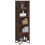 vidaXL Boekenkast 50x31x169 cm bewerkt hout bruin eikenkleur, Verzenden