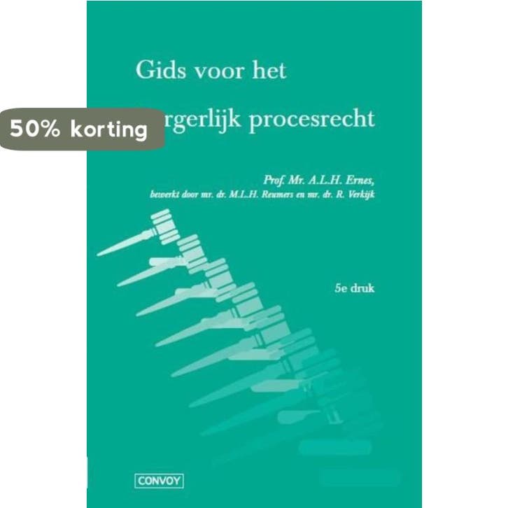 Gids voor het burgerlijk procesrecht 9789491725982, Boeken, Wetenschap, Gelezen, Verzenden