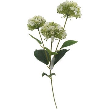 Hortensia Ivory Zijdenbloem 63 cm per stuk, Maison & Meubles, Accessoires pour la Maison | Plantes & Fleurs artificielles