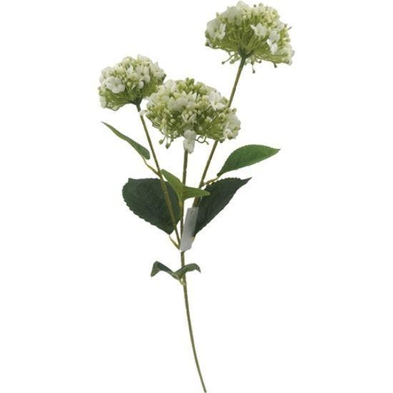 Hortensia Ivory Zijdenbloem 63 cm per stuk, Maison & Meubles, Accessoires pour la Maison | Plantes & Fleurs artificielles