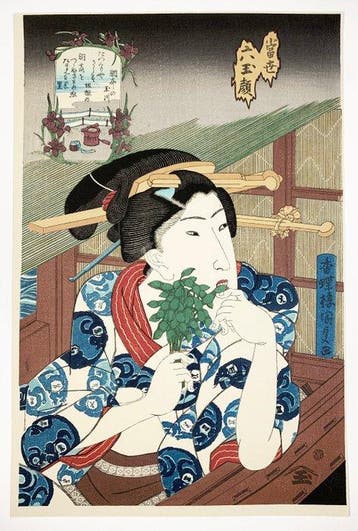 Tsei Mutamagao, Chfu no Tamagawa ( ) Ukiyoe