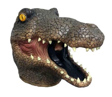 Krokodilmasker (bruin), Hobby en Vrije tijd, Verzenden, Nieuw