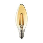LED E14- Filament - C35 - Dimbaar | Amber(goud) 2200k - 4W, Huis en Inrichting, Ophalen of Verzenden, Nieuw