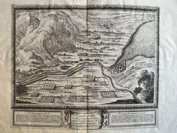 César - La Guerre des Suisses. Trad. par Louis XIV., Antiek en Kunst