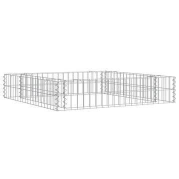 vidaXL Gabion plantenbak verhoogd 100x100x20 cm, Verzenden