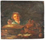 Dutch school (XVIII), manner of Willem van Mieris - Genre, Antiek en Kunst