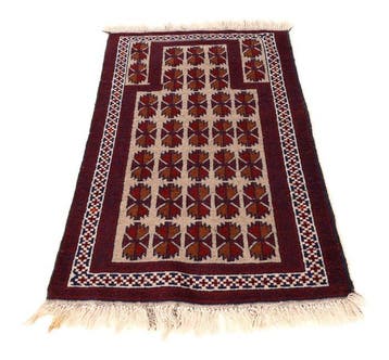Oud-Afghaans Belutch - Tapijt - 132 cm - 81 cm, Nieuw