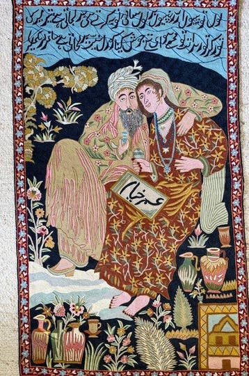 Tapijt - 150 cm - 90 cm - Kasjmier tapijt